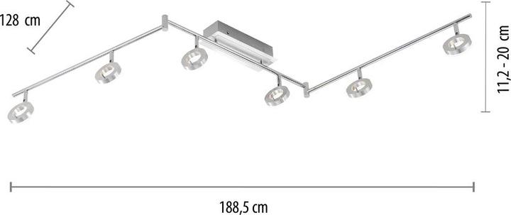 Produktbild Paul Neuhaus LED Deckenlampe IP44 matt IP44 Badleuchte (750 lm)