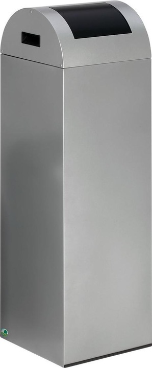 Produktbild VAR Selbstlöschende Wertstoffsammler, 89 l, 320x1045x320mm, silber, Klappe anthrazit (89 l)
