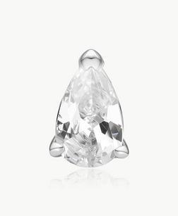 Immagine prodotto Ania Haie Silver Pear Barbell Single Ohrstecker (Argento 925)