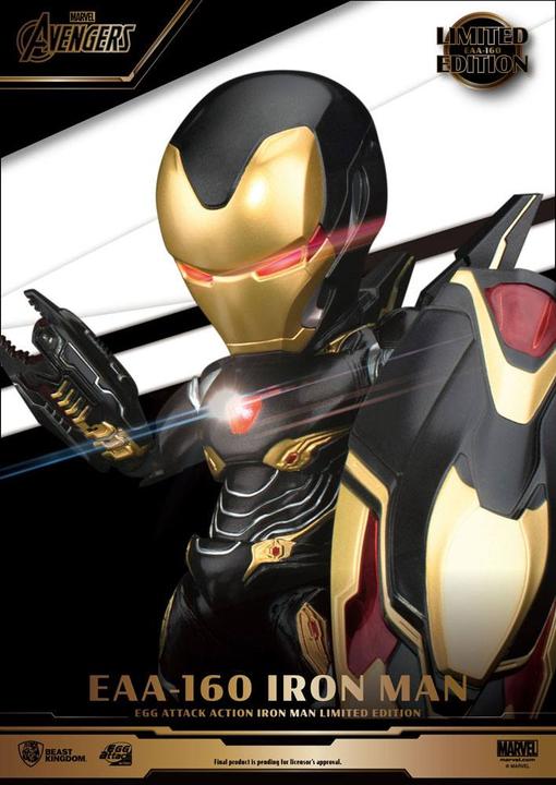 Actual product image Beast Kingdom Avengers Infinity War Egg Attack figurine Iron Man Mark 50 Limited Edition 16 cm