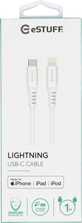 Immagine prodotto eSTUFF Cavo USB-C Lightning MFI 0,5 m (0.50 m, USB 2.0)