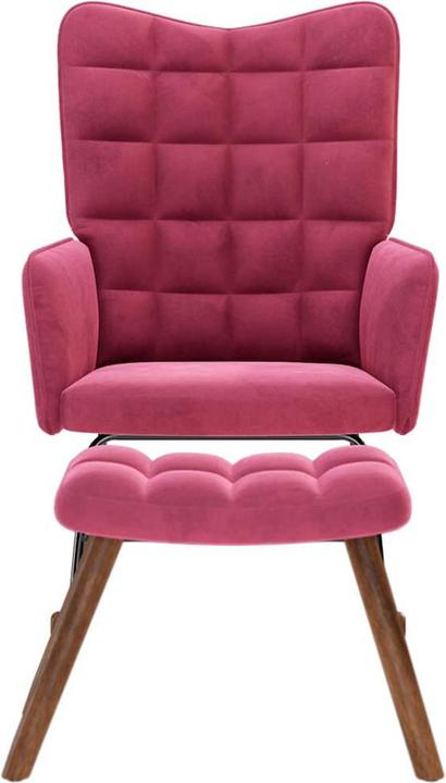 Produktbild vidaXL Schaukelstuhl mit Hocker