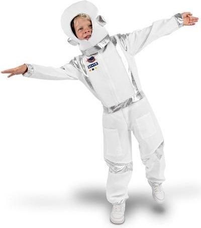 Produktbild Partydeco Weisser Astronautenanzug, Grösse 116–128 cm (116, 122, 128)