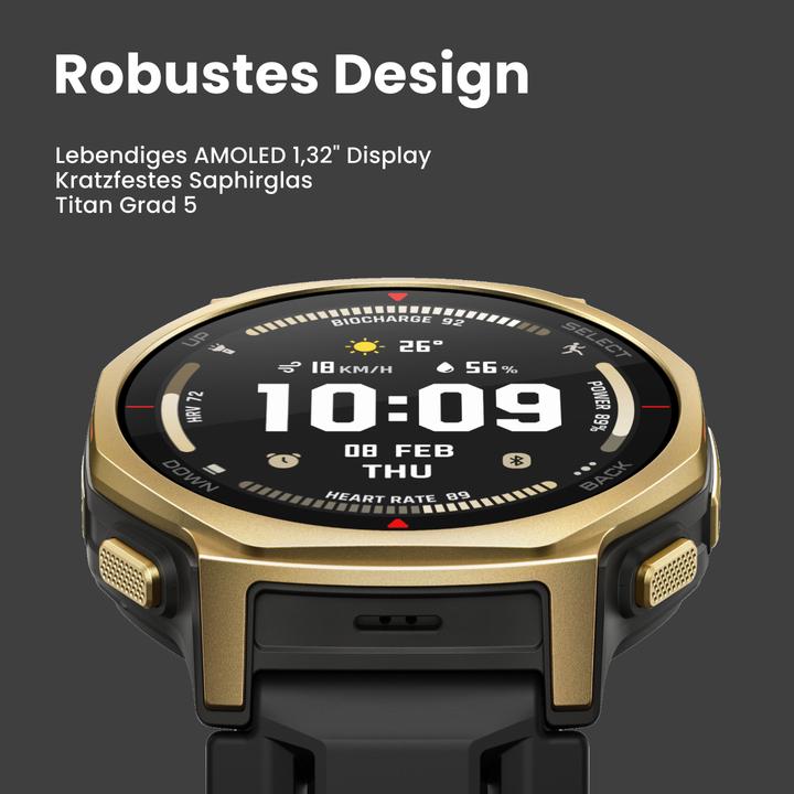 Immagine prodotto Amazfit T-Rex 3 Pro, 44mm, Tactical Black Smartwatch (44 mm)