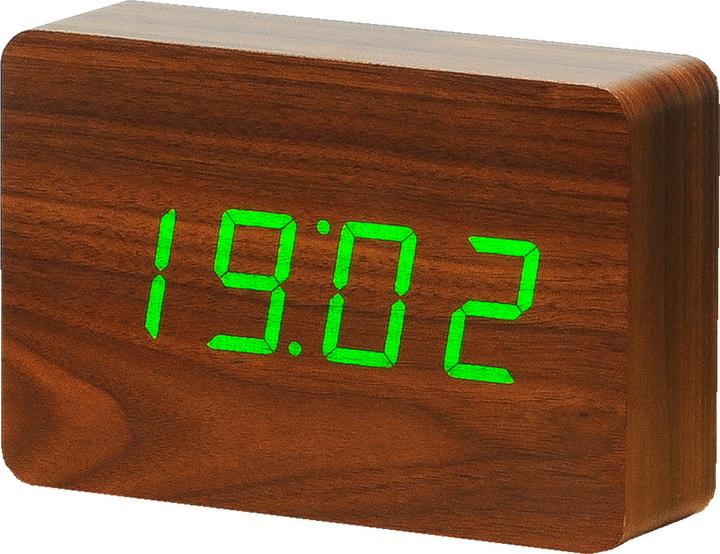 Gingko Brick Click Clock