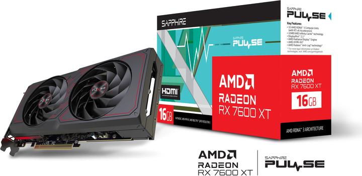 Produktbild Sapphire Pulse AMD Radeon RX 7600 XT (16 GB)