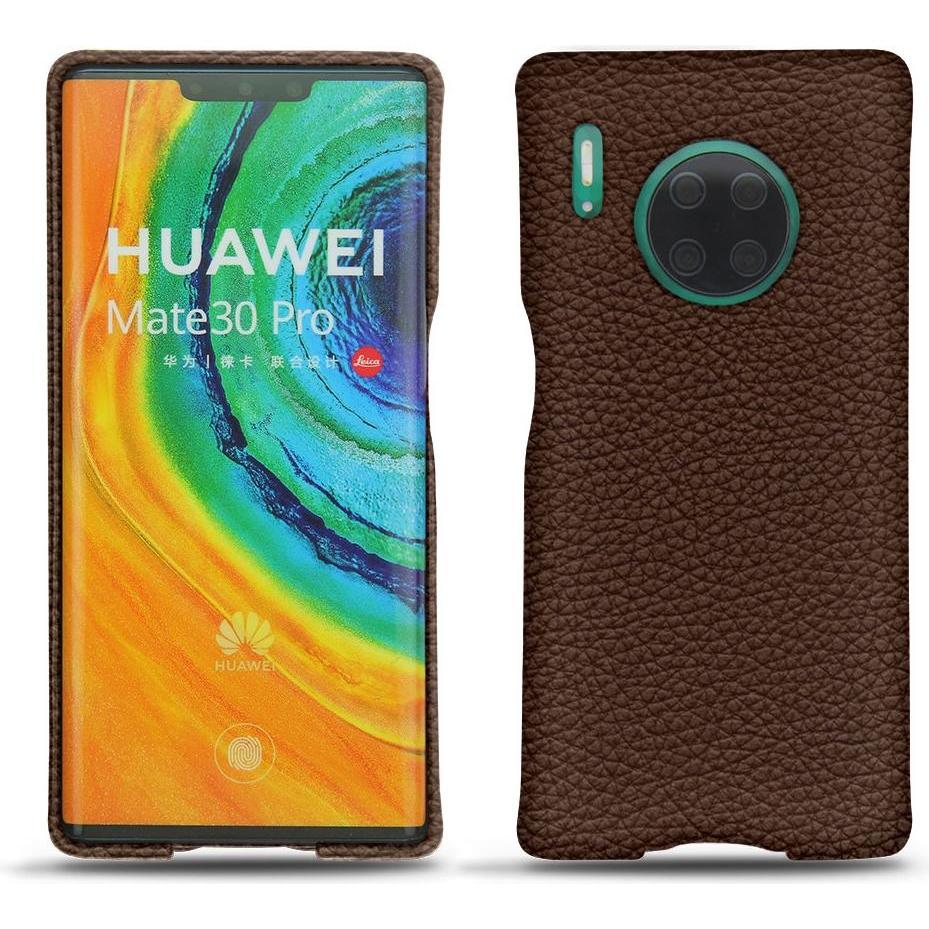 Noreve Lederschutzhülle (Huawei Mate 30 Pro), Smartphone Hülle, Braun