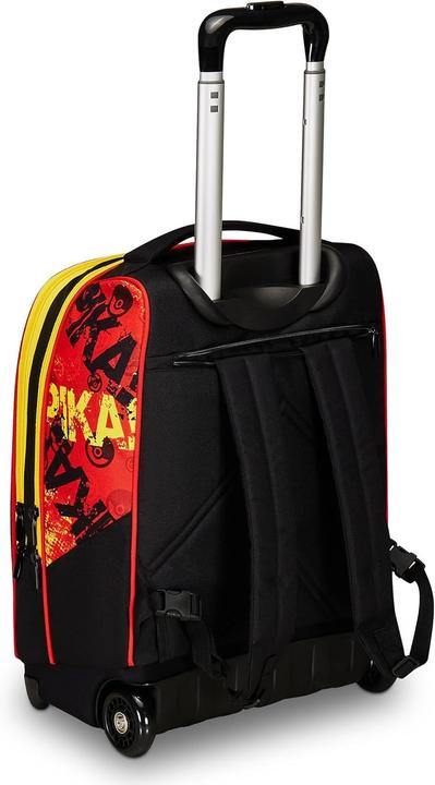 Actual product image Seven Pokémon Pikachu Avengers Groot School Backpack with Trolley System (37 l)