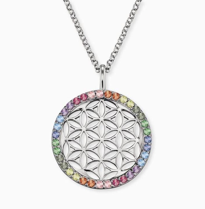 Image du produit Engelsrufer Collier Fleur de vie (Argent 925 rhodié, 50 cm)