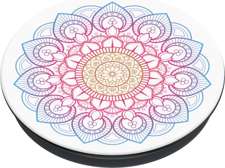 Actual product image PopSockets PopGrip Basic Rainbow Mandala