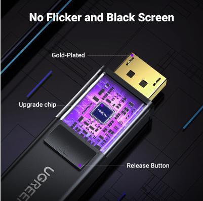 Produktbild Ugreen Display Port – HDMI (Typ A) (1.50 m)