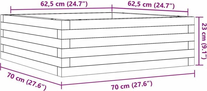 Actual product image vidaXL Planter