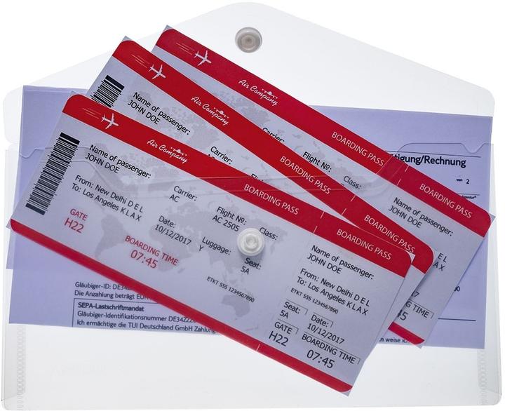 Actual product image HERMA Document pouch DIN long (DIN long (11 x 22 cm), 1 pcs.)