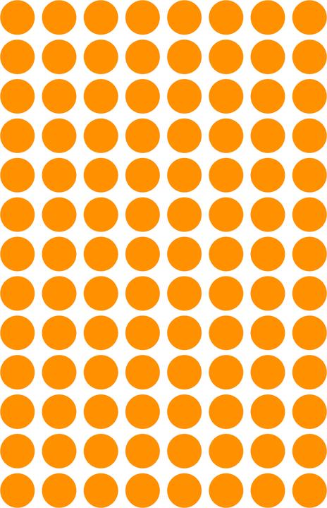 Image du produit Avery Points de marquage orange fluorescent