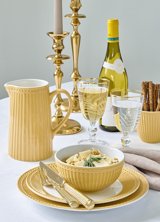 Produktbild Greengate Alice Speiseteller honey mustard 26,5 cm (1 x)