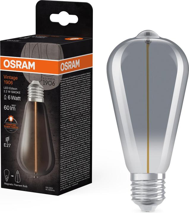 Produktbild Ledvance LED-Lampe (E27, 60 lm, 4x)