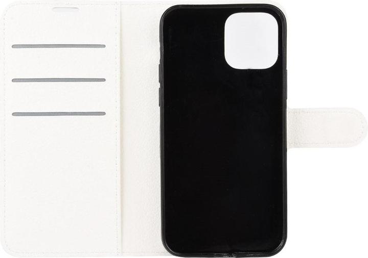 Produktbild Cover-Discount iPhone 12 / 12 Pro - Leder Etui Hülle weiss (Apple iPhone 12, Apple iPhone 12 Pro)