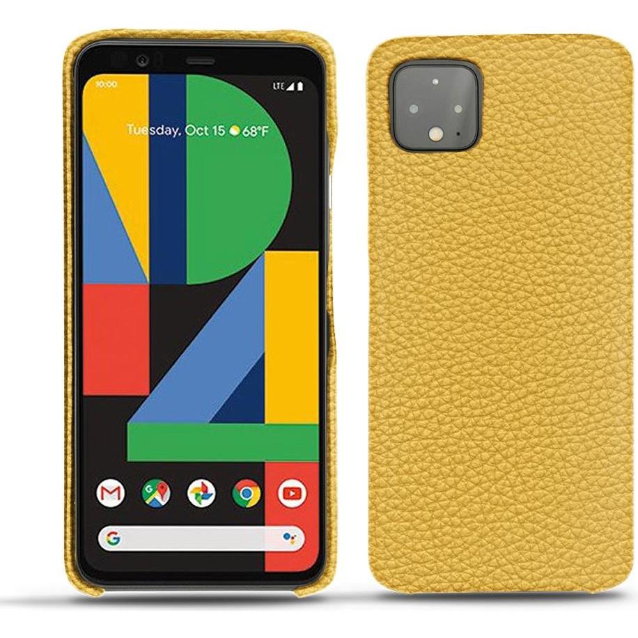Noreve Lederschutzhülle (Google Pixel 4 XL), Smartphone Hülle, Orange