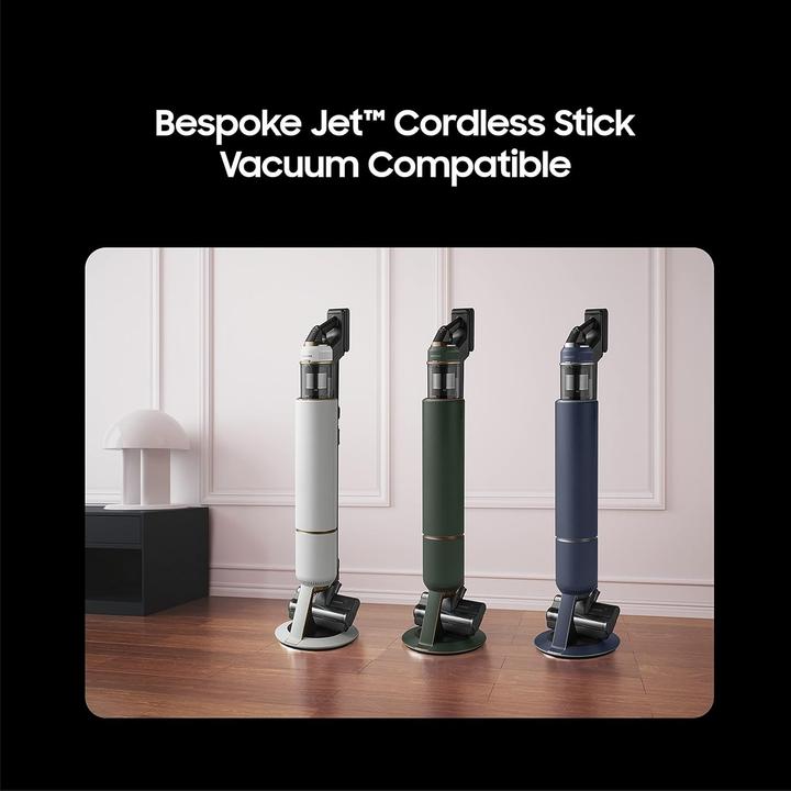 Produktbild Samsung Custom Printed Jet Spray Spinning Sweeper Brush Vacuum Mopping Attachment Silver