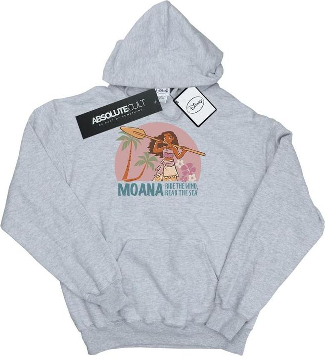 Actual product image Disney Girls Moana Read The Sea Hoodie (116)
