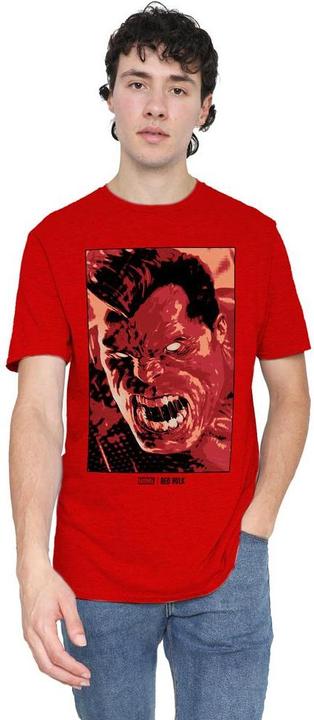 Immagine prodotto Maglietta Hulk Rosso Ruggito Adulto Unisex (M)