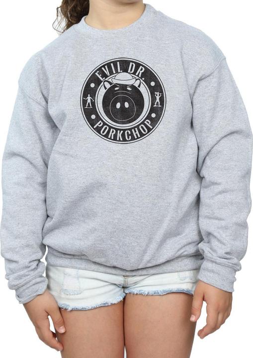 Immagine prodotto Disney Toy Story Evil Dr Pork Chop Logo Felpa Ragazze (116)