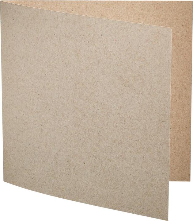 Actual product image Artoz Blank card Green Line 15.5 x 15.5 cm, 5 pieces, Light brown (5 pcs.)