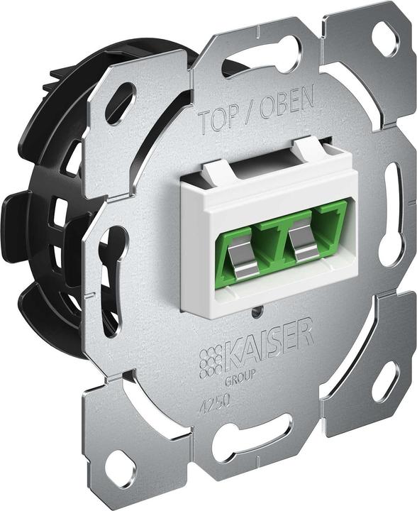 Produktbild Kaiser Teilnehmeranschluss Gf-TA 4250002 UP 2xF SC/APC DX CSS teilbestückt