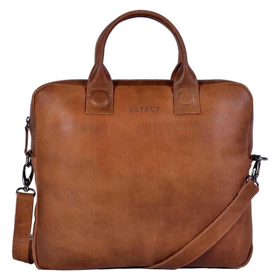 Dstrct Fletcher Street Laptop -Tasche - 13, 3 Zoll - Cognac (13.30"), Laptoptas, Bruin