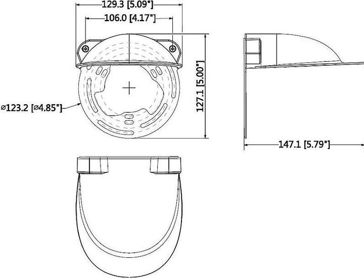 Produktbild Dahua Regenschutz für Domekameras PFA200W (Schutzfolie)