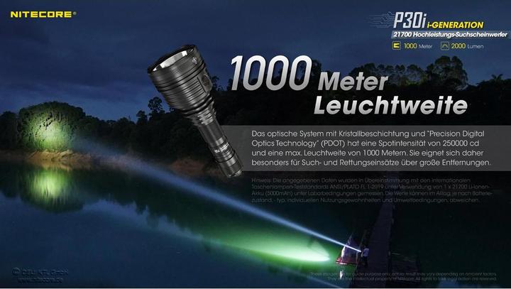 Actual product image Nitecore P30i (11.75 cm, 2000 lm)