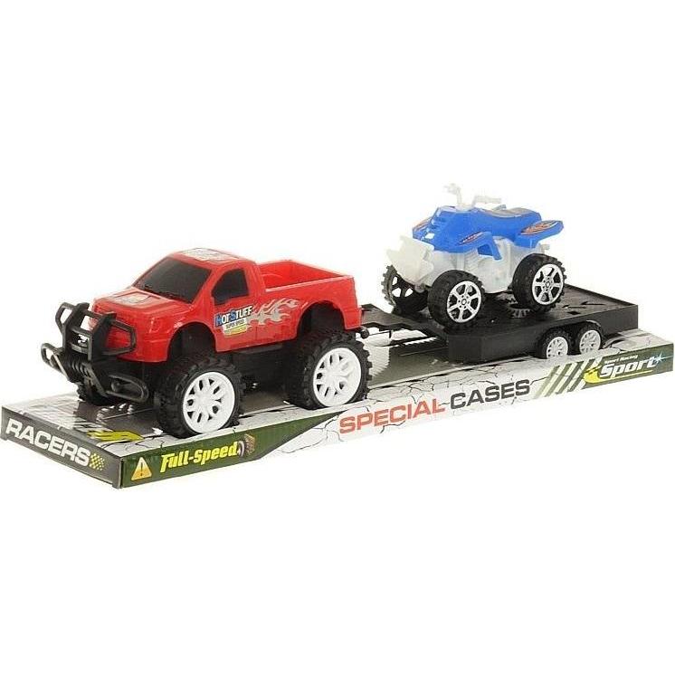 Teka Geländewagen mit Anhänger und Quad