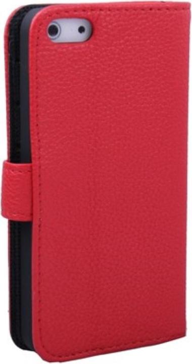 Produktbild König Design Tasche Handytasche (Flip Quer) für Handy iPhone 5 & 5s (Apple iPhone 5, Apple iPhone 5s)