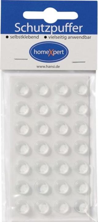 Actual product image Hansi-Siebert Protective buffer Clear 10 mm plastic transparent Koni self-adhesive (Plastic sliders, 28 Piece)