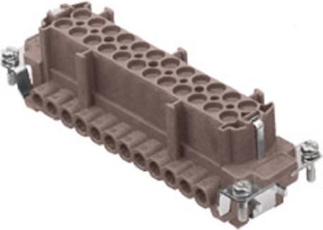 ILME Insert de douille Gr.104.27 CNEF 24 RY24P+PE argent vis. 16A 500V