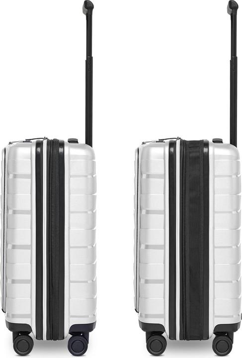 Actual product image Bergpfeil Travel 4 Rollen Kabinentrolley 55 cm Laptopfach mit Dehnfalte (46 l)