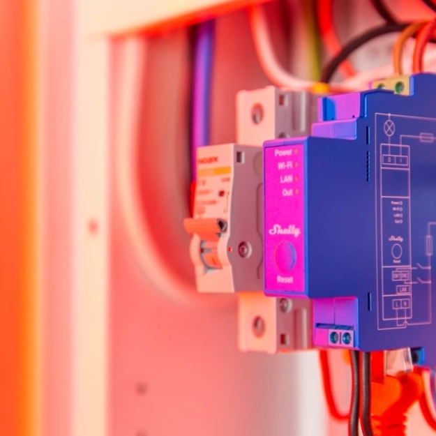 Actual product image Shelly Pro 1 (Switch actuator)