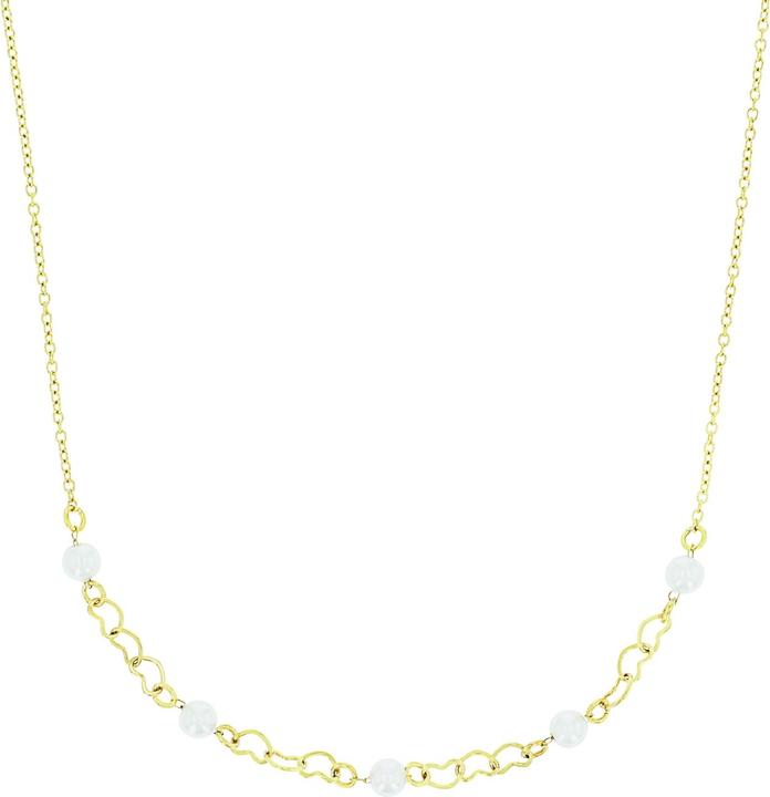 Immagine prodotto Amor Halsschmuck für Damen, Edelstahl, Glasperle | Herz (Acciaio inossidabile)