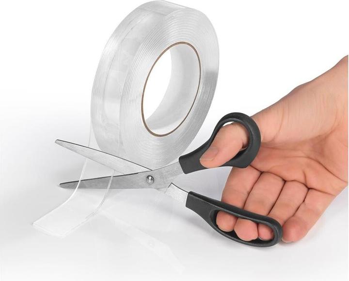 Produktbild Easymaxx Spurenloses Klebeband 30 mm x 5 m, Transparent (30 mm)