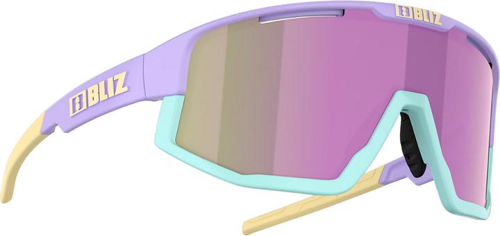 Bliz Fusion Small (Matt Pastel Purple w Yellow, Brown w Pink Multi)