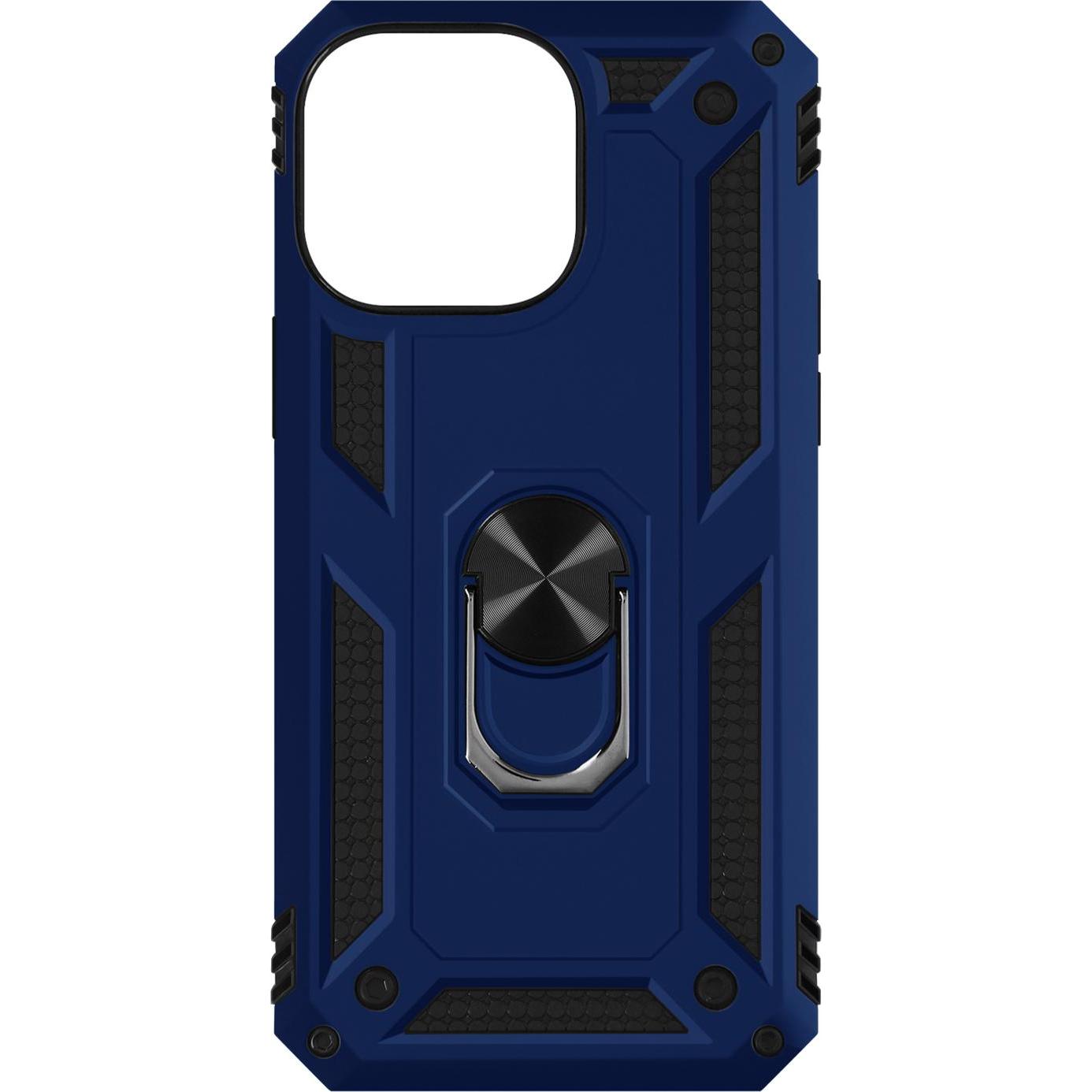 Avizar stossfeste Handyhülle mit Ring Series (Apple iPhone 14 Pro Max), Smartphone Hülle, Blau