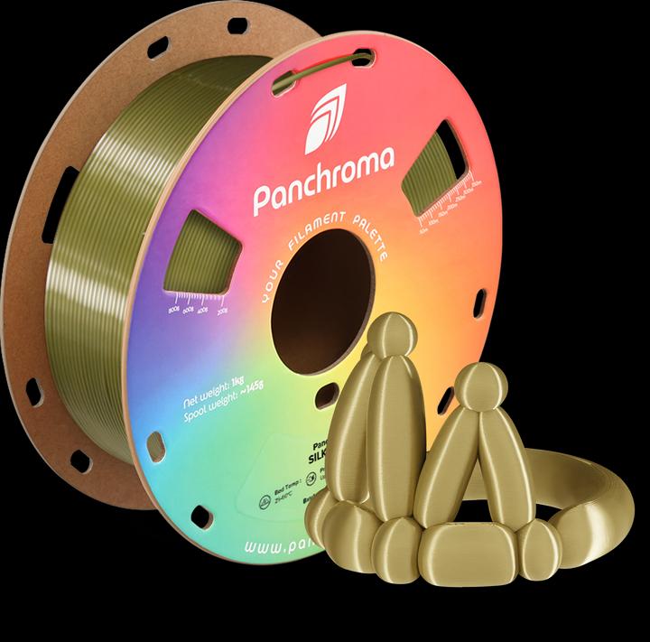 Produktbild Polymaker Panchroma™ PLA Silk (PLA, 1.75 mm, 1000 g, Kupfer)