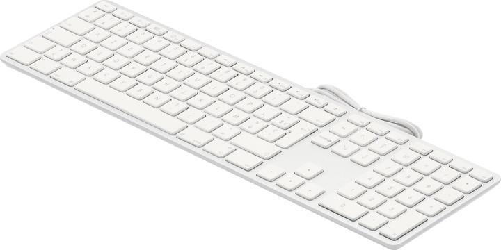 Actual product image LMP Keyboard KB-1243 White, FR layout with numeric keypad (FR, Cable)