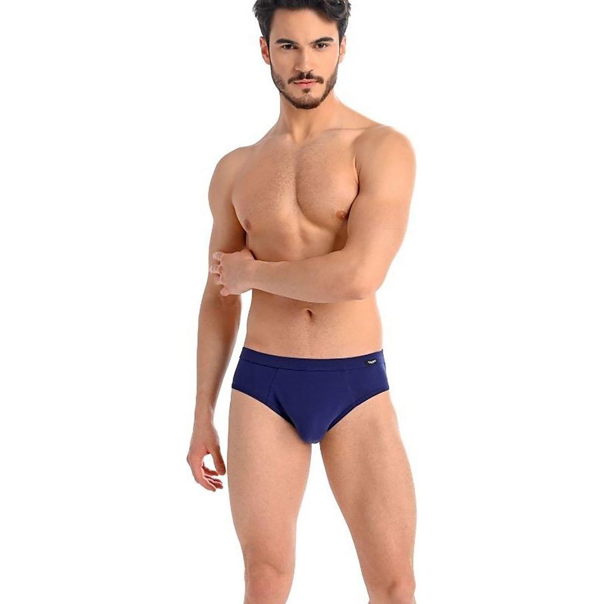Thumbnail - Teyli, Herren, Unterhosen, Herrenslips, Blau, (XXL)