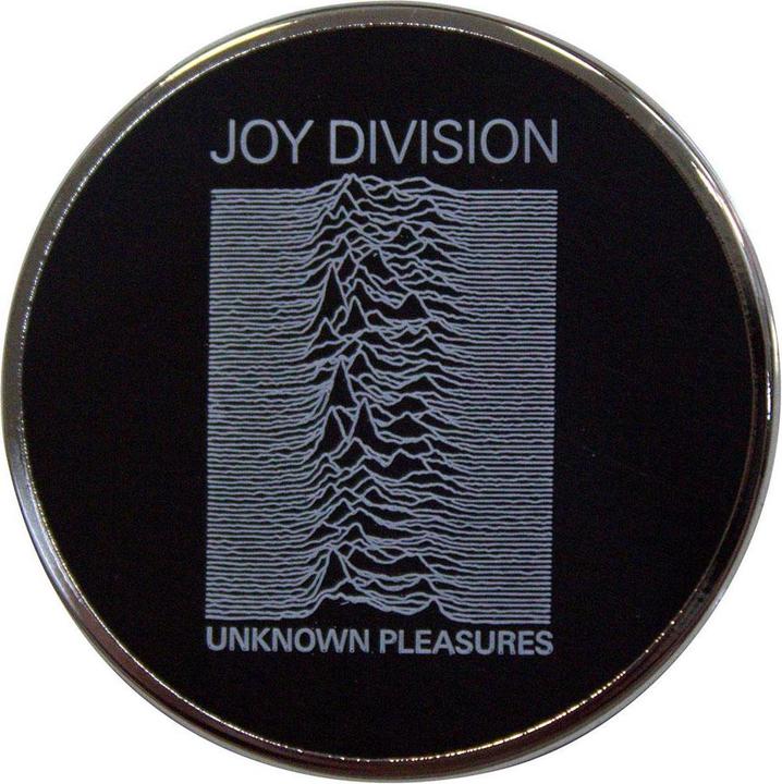 Produktbild Joy Division Abzeichen Unknown Pleasures ZinkLegierung Emaille