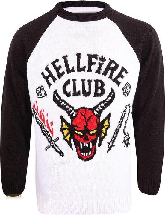 Produktbild Heroes Inc Stranger Things Sweatshirt Christmas Jumper Hellfire Club (M) (M)
