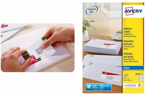 Immagine prodotto Avery Etiquette d'adresse jet d'encre