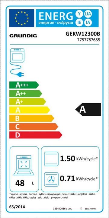 Image du produit Grundig Four GEKW12300B