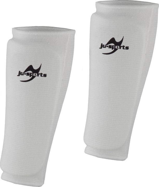 Ju-Sports Schienbeinschoner Stoff weiss