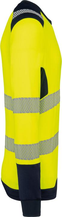 Produktbild Kariban Recyceltes Sicherheits-T-Shirt mit Rundhalsausschnitt und langen Ärmeln (S)